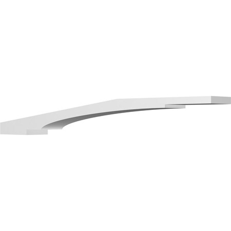 Ekena Millwork 3 1/2-in. W x 30-in. D x 38-in. H Merced Architectural Grade PVC Knee Brace BRCP035X30X38MRC
